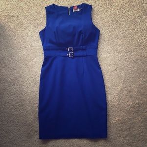 Blue Calvin Klein dress